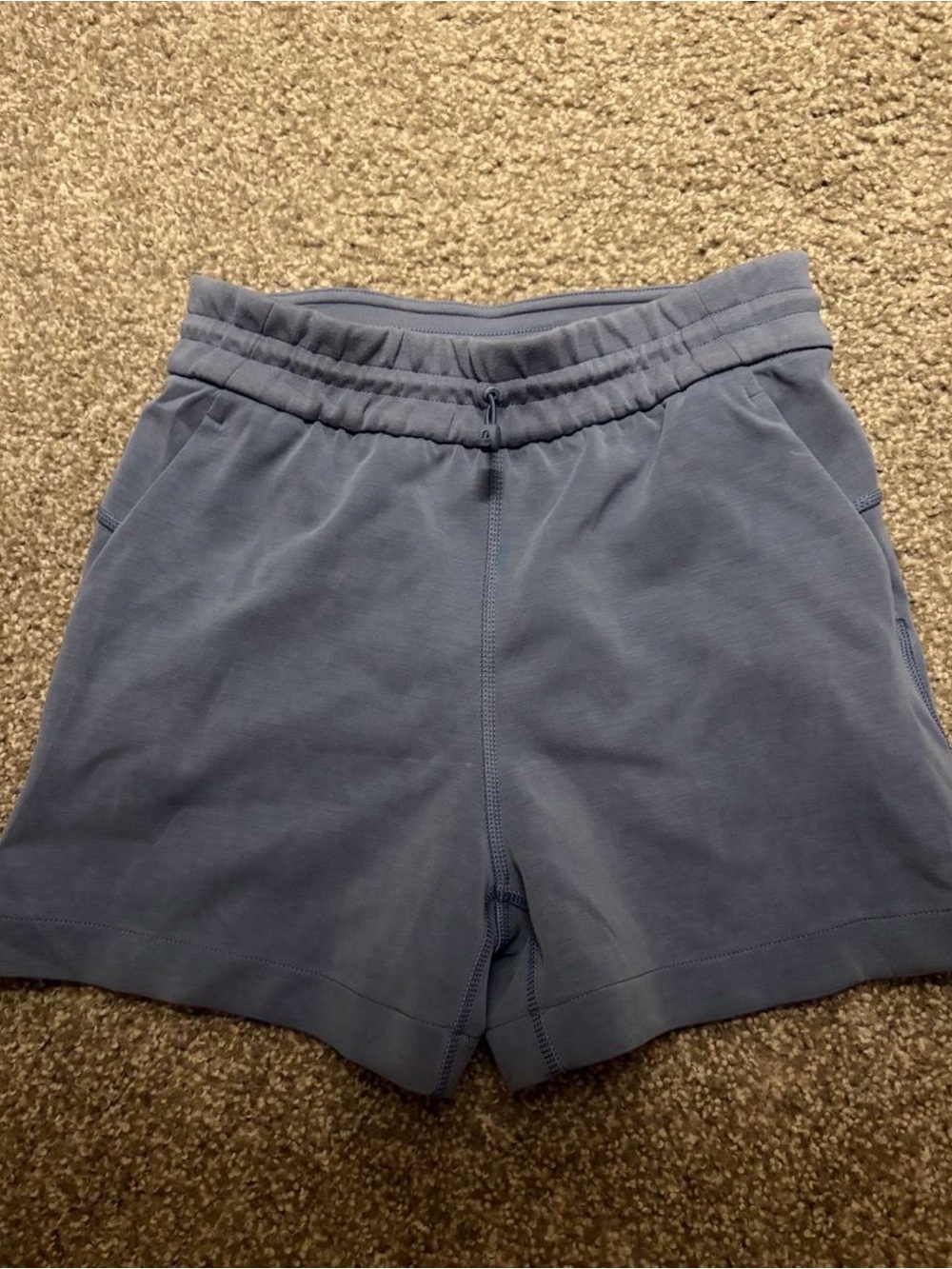 lululemon athletica Softstreme High Rise Short 4" in Oasis Blue